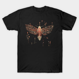 Anatomical Death's Head Hawk Moth T-Shirt